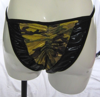 Metallic Gold Camo Foil 2 Piece Bikini