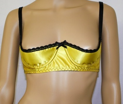 Empire Intimates 4116 1/4 cup bra 32 B/C to 38 B/C Yellow EI4116bc-yellow