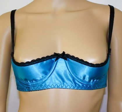 Empire Intimates 4116 1/4 cup bra 32 B/C to 38 B/C Blue EI4116BC-Blue