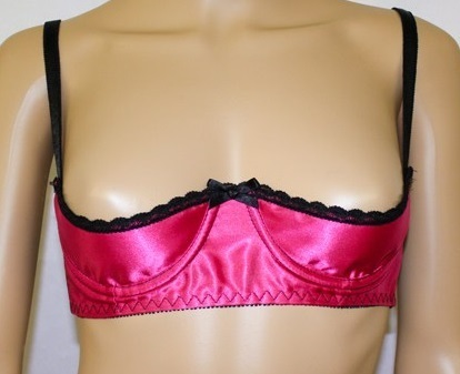 Empire Intimates 4116 1/4 cup bra 32 B/C to 38 B/C Hot Pink EI4116BC-Hot-Pink