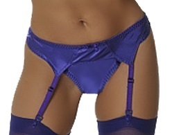 Purple Satin Thong Purple Satin Thong