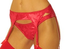 Red Satin Garter Belt Red Satin Garter Belt