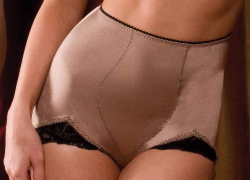 Rago 919X Plus size High Cut Panty Brief Light Shaping Mocha 3X to 8X R919X-mocha