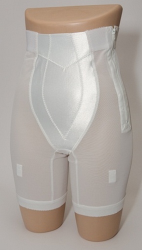 Empire Intimates 700x Plus Size Zipper Lycra Powernet Long Leg Panty