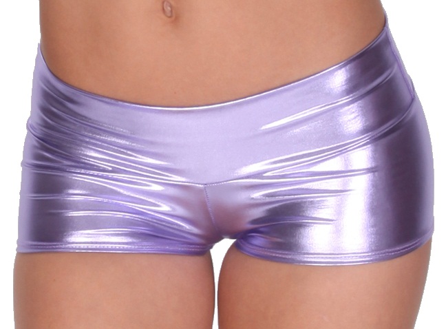Plus size foil Stretch Hot Short Silver 4x Clearance Plus size foil Stretch Hot Short Silver 4x Clearance