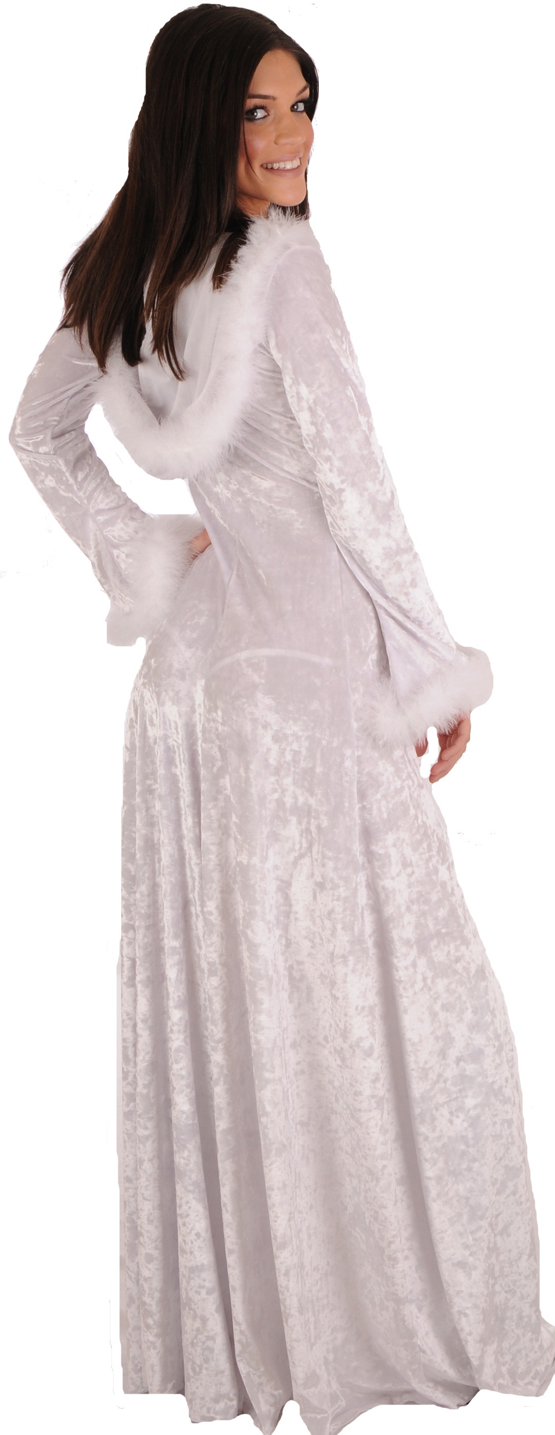 White Velvet Robe