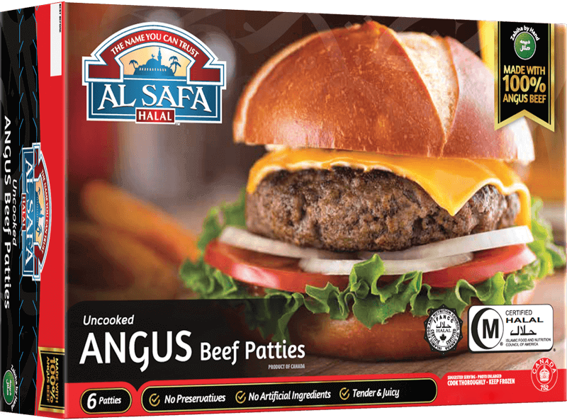 Al Safa Halal Angus Beef Patties 1.5lb