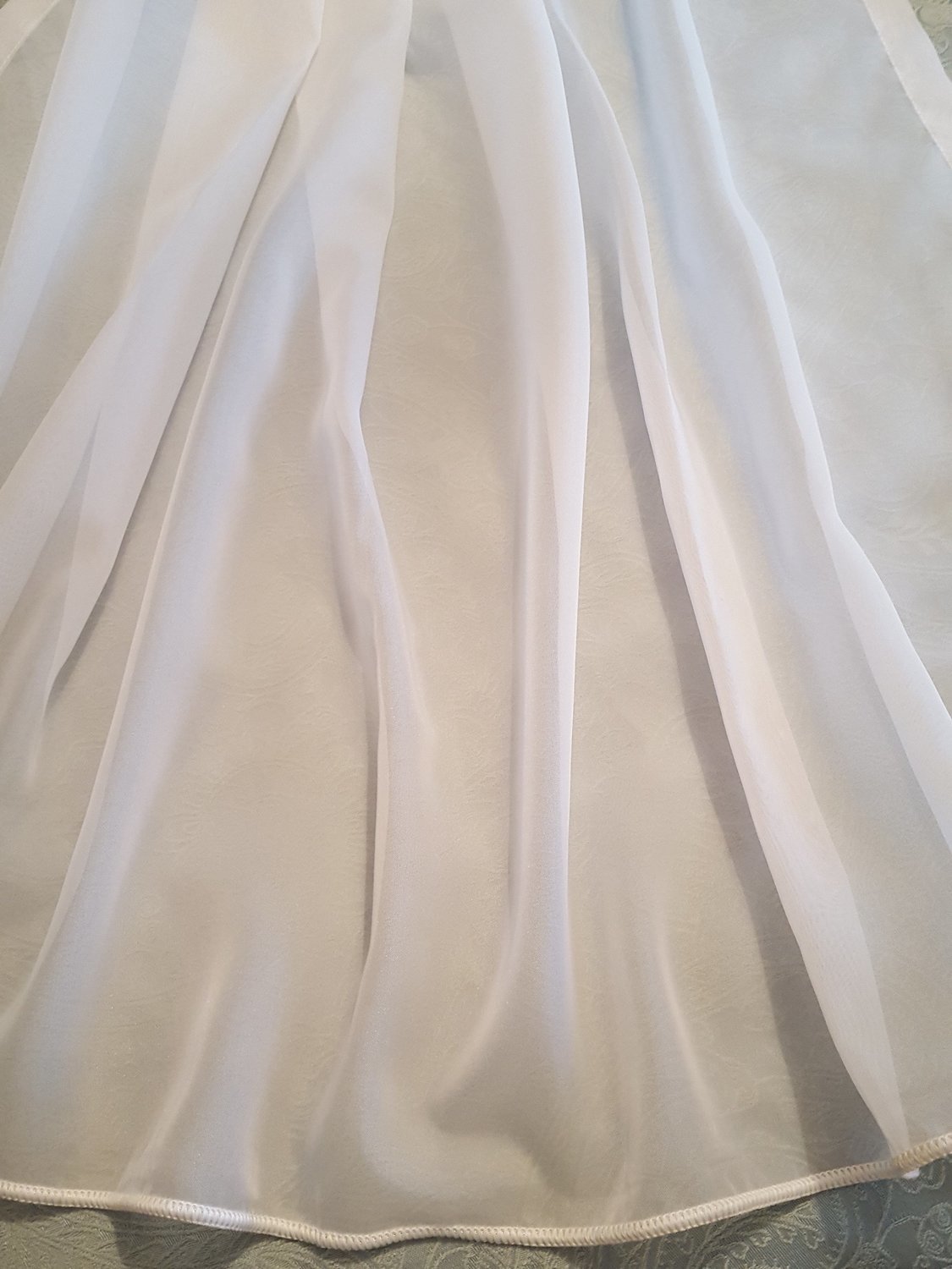 Plain White Voile Curtain Made To Measure
