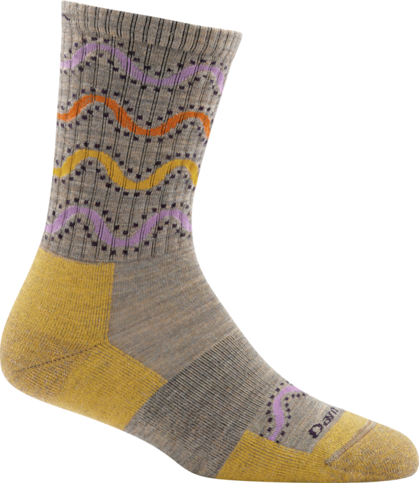 Darn Tough Wandering Stripe Micro-Crew Light Cushion Women's Hiking Sock Darn Tough Wandering Stripe Micro-Crew Light Cushion Women's Hiking Sock