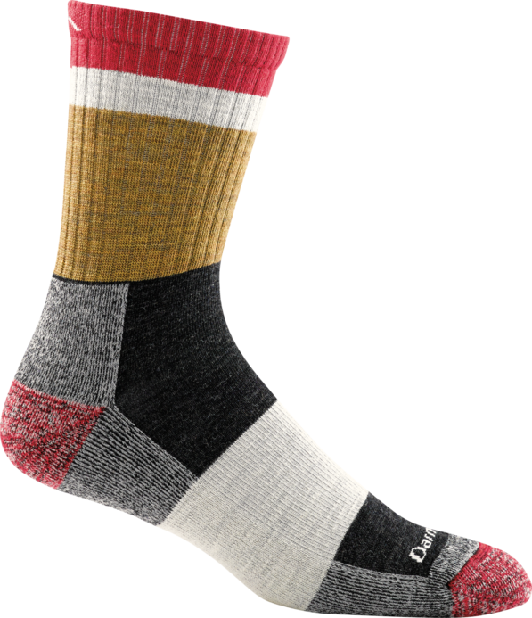 Darn Tough Heady Stripe Micro Crew Light Cushion Hiking Sock Darn Tough Heady Stripe Micro Crew Light Cushion Hiking Sock