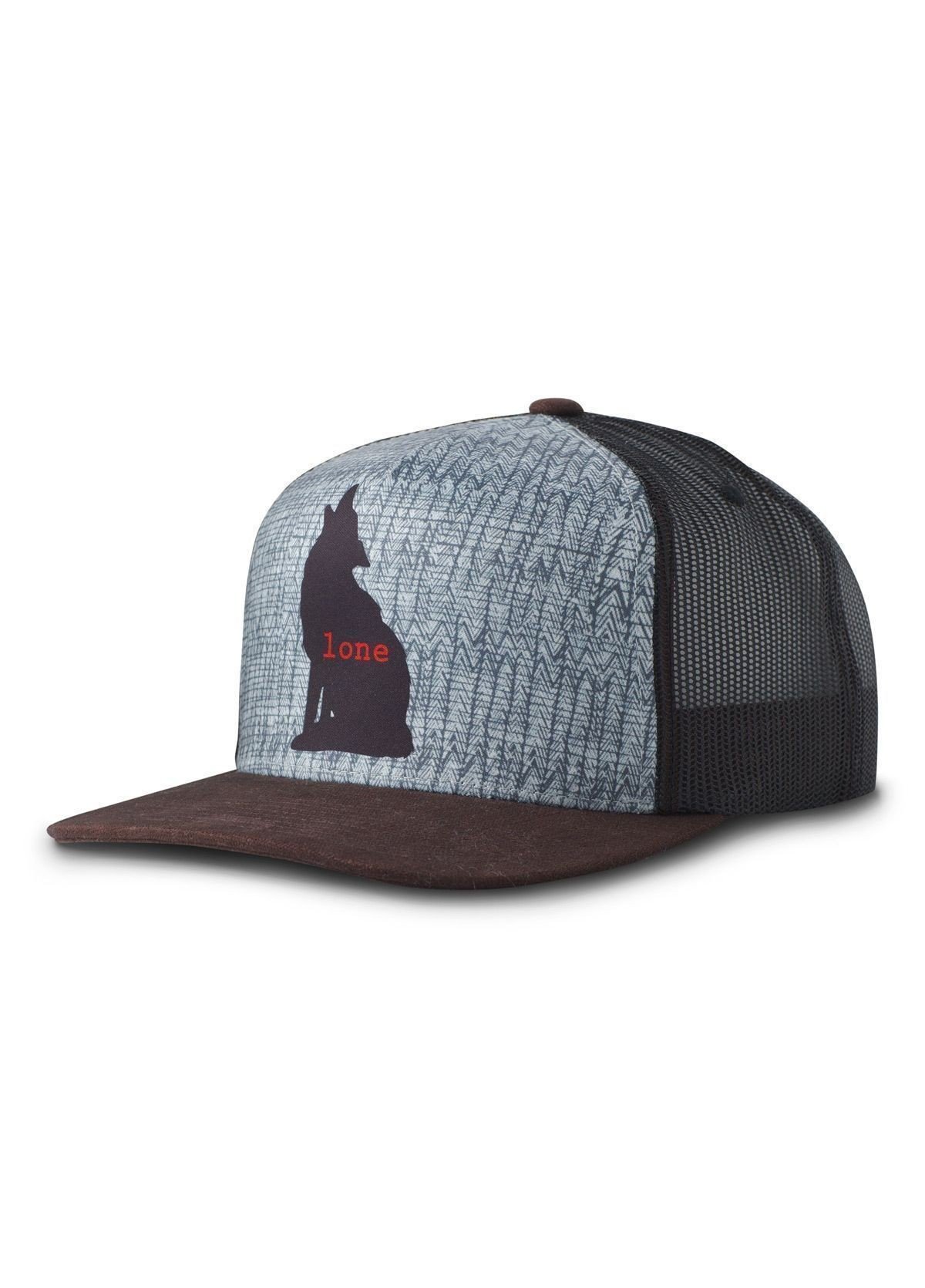 prAna Journeyman Trucker Hat Lone Wolf PRJMTHwolf