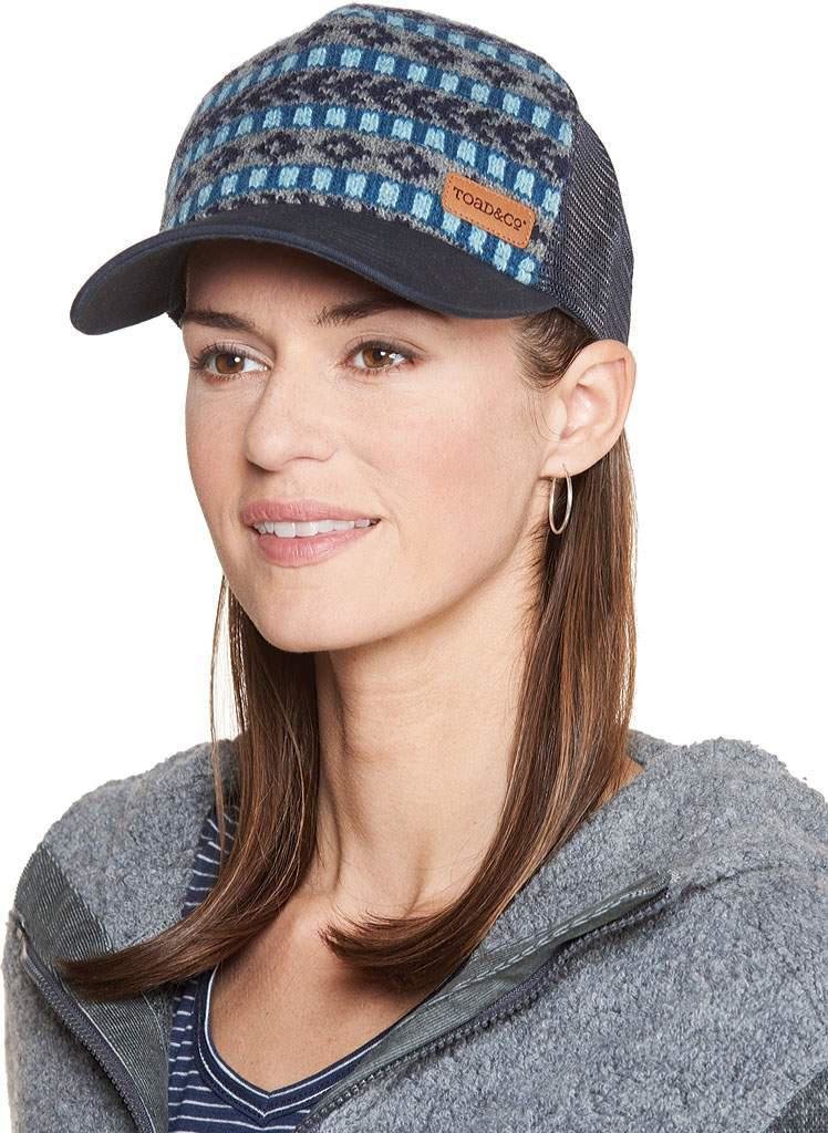 Women Fairisle Trucker - O/S Deep Navy Women Fairisle Trucker - O/S Deep Navy