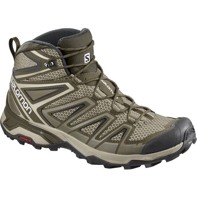 Salomon X Ultra Mid Aero Men's Hiking Shoes JR1SaUMAM