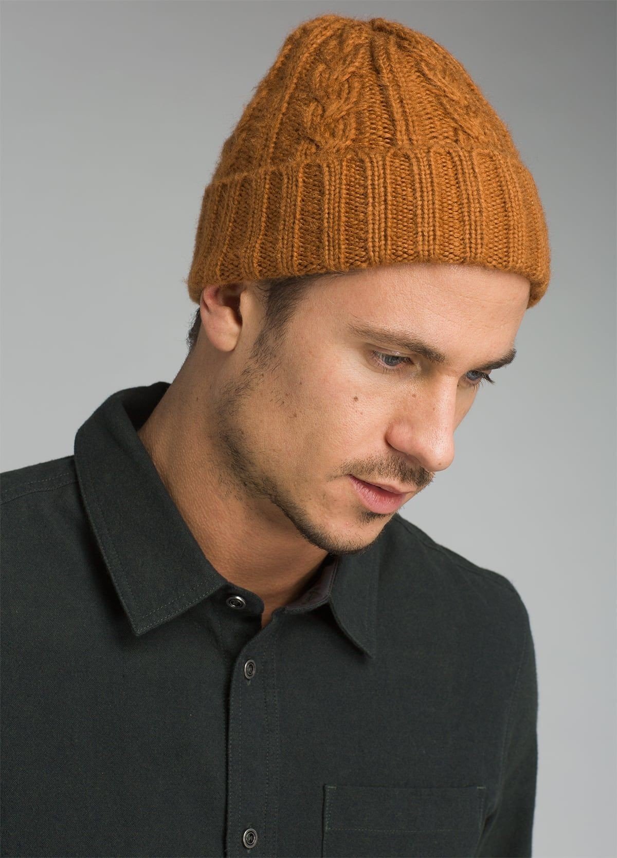 prAna Men's Cable Knit Beanie