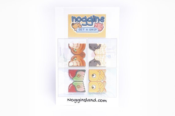 Noggins 4pk Sticker set