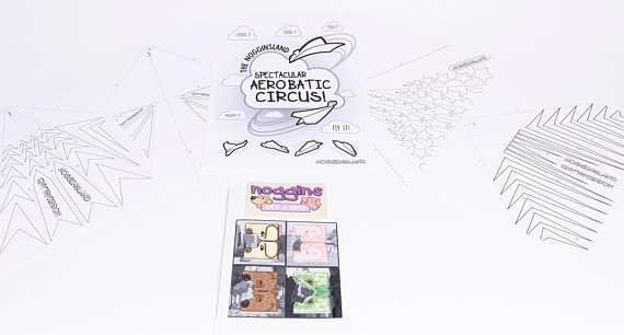 Noggins Paper Airplane Activity Set 00005