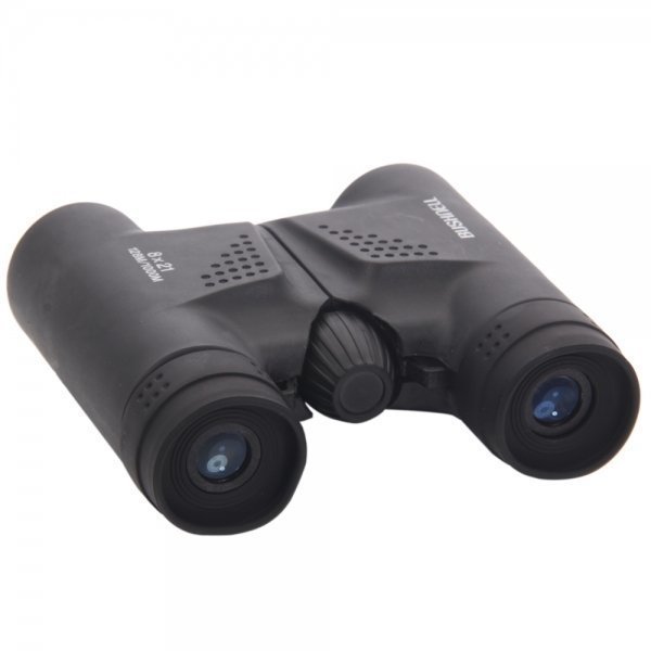 8x21 Powerview Compact Folding Roof Prism Binocular Black BC89008595TM