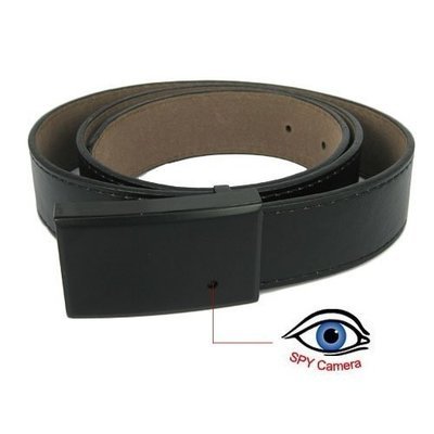 Black Leather Belt Style Spy Camera Support 16G Black Leather Belt Style Spy Camera Support 16G