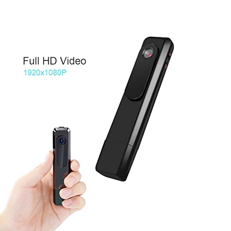 HD 1080P USB Digital Voice Recorder with Hidden Camera/Camcorder Black