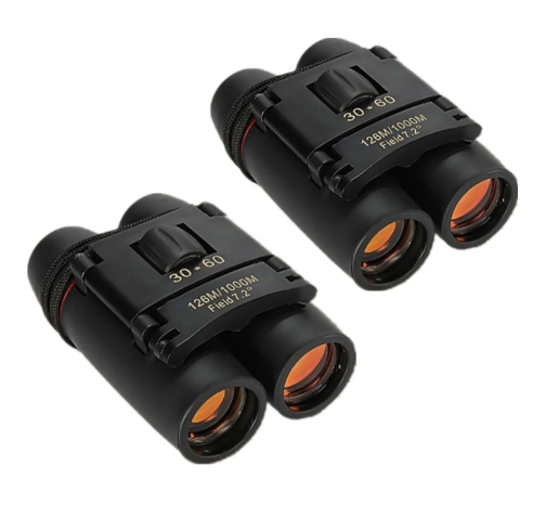 30 x 60 126X1000m High Power Folding Binoculars Telescope Black