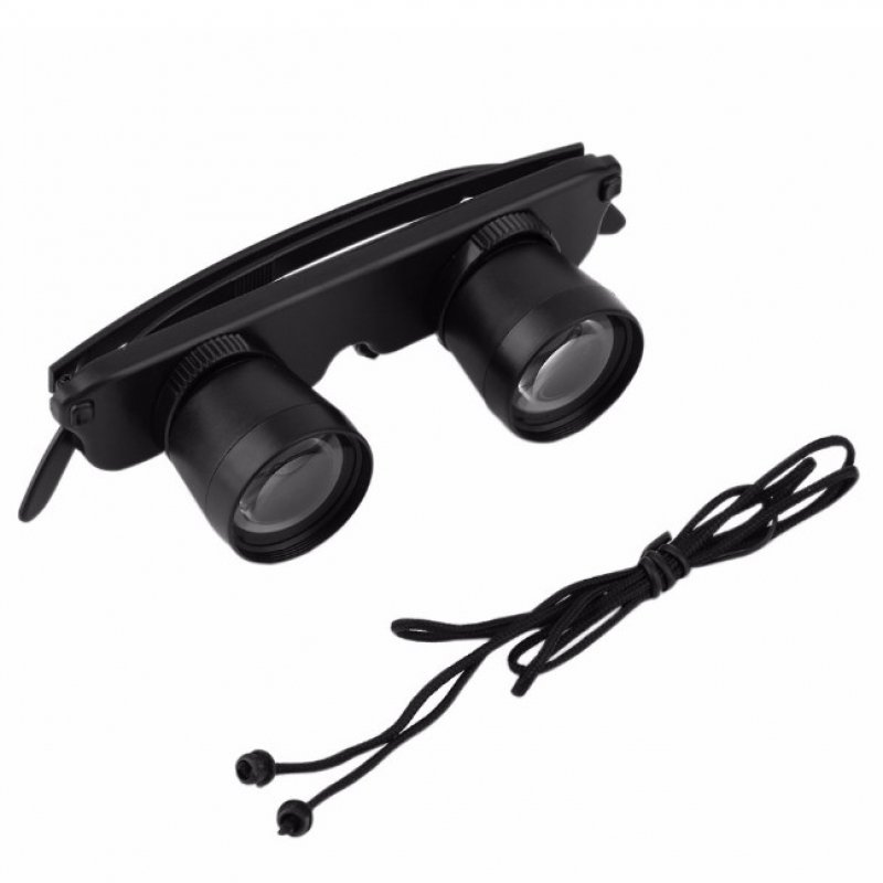 3X28mm HD Head-Mounted Binocular Telescope Optic Glasses Goggles Magnifier