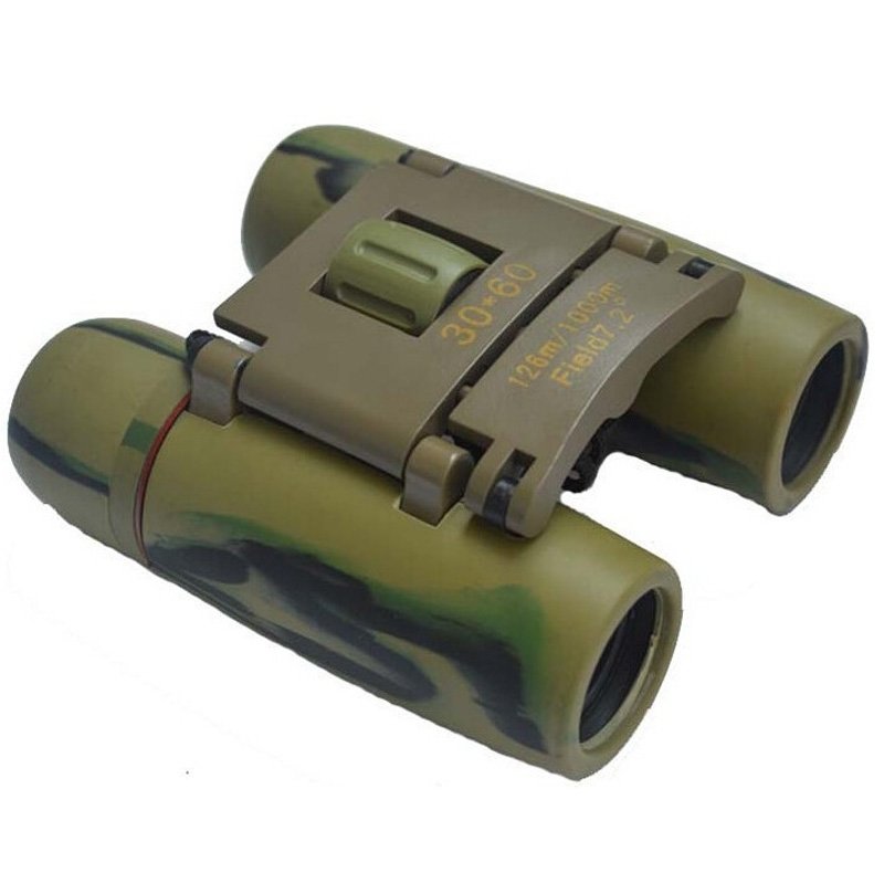 Sakura 30*60 Mini Fold Camouflage Binoculars Telescope Blue Film TM86022233