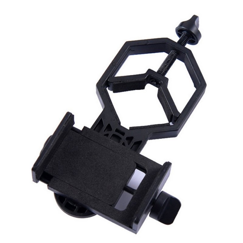 Cell Phone Bracket Adapter for Binocular Scope Telescope Microscope Black TM86022231