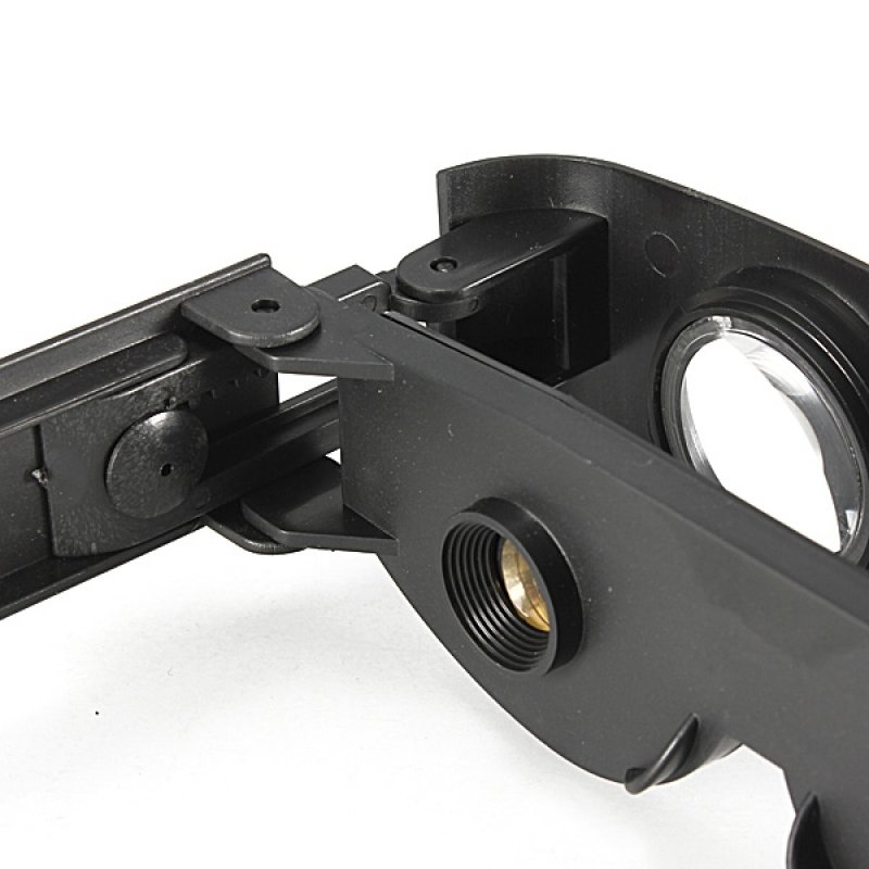 Portable Glasses Style Magnifier Telescope Binoculars Tools For Fishing Hiking etc