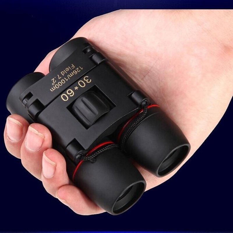 Sakura 30*60 Mini Fold Camouflage Binoculars Telescope Red Film