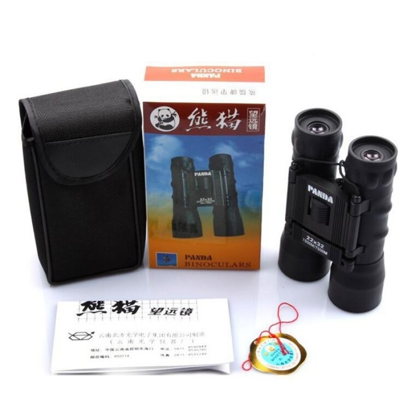 PANDA 22X32 Zoom High Magnification Binoculars Outdoor Telescope Black