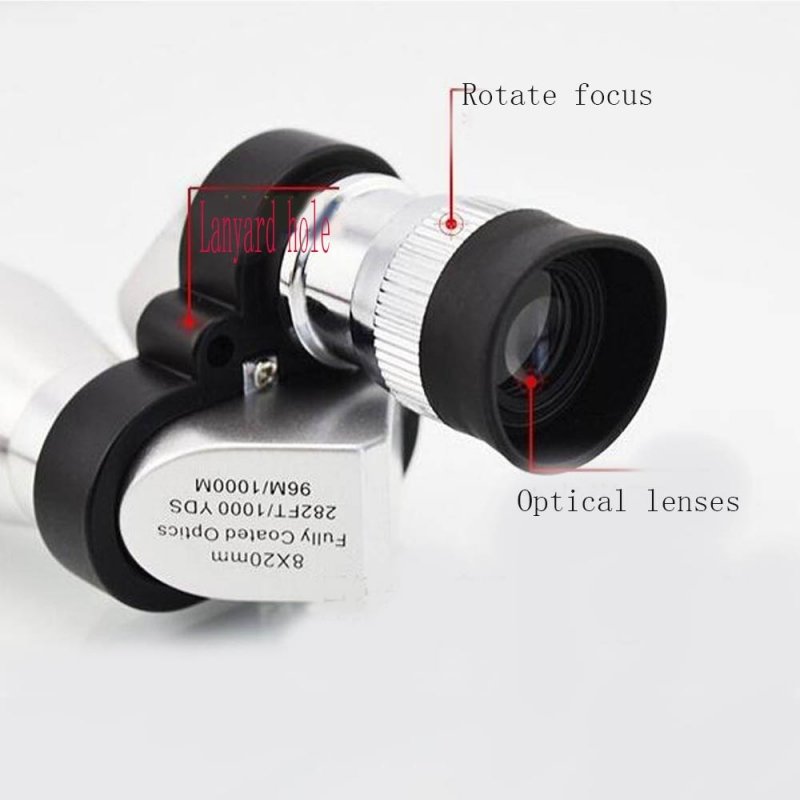 8x20 Mini Outdoor HD Golf Optical Binoculars Telescope