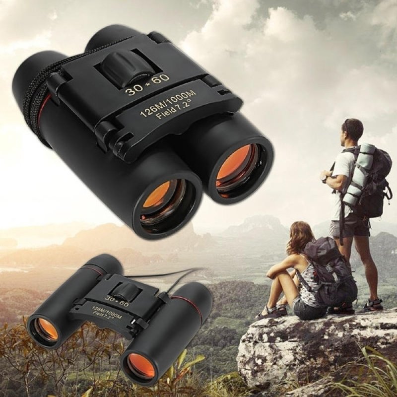 Canvas Sling Bag - Khaki & 30 x 60 Compact Folding Night Vision Binoculars
