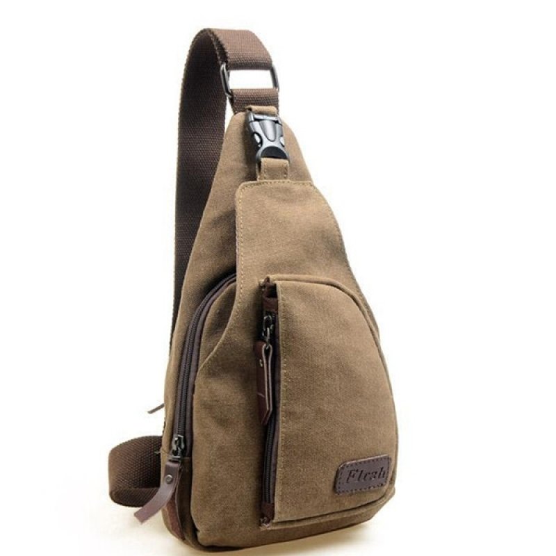 Canvas Sling Bag - Khaki & 30 x 60 Compact Folding Night Vision Binoculars