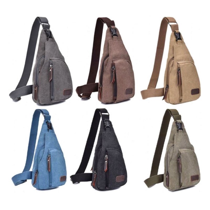 Canvas Sling Bag - Khaki & 30 x 60 Compact Folding Night Vision Binoculars