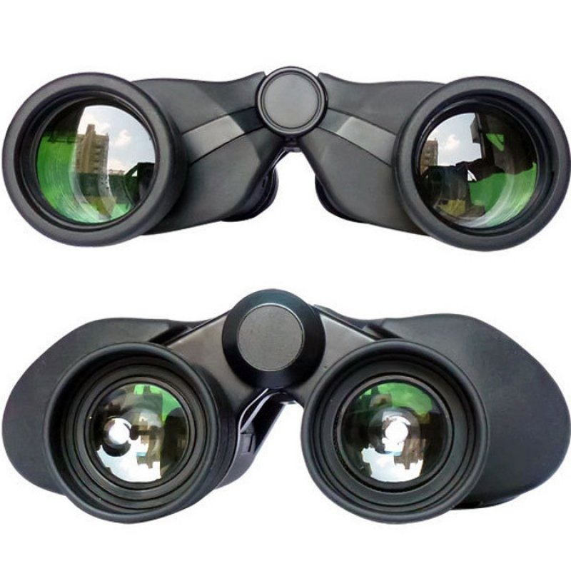 HD 8 x 40 Wide Angle Powerful Zoom Long Range Folding Binoculars Telescope Black
