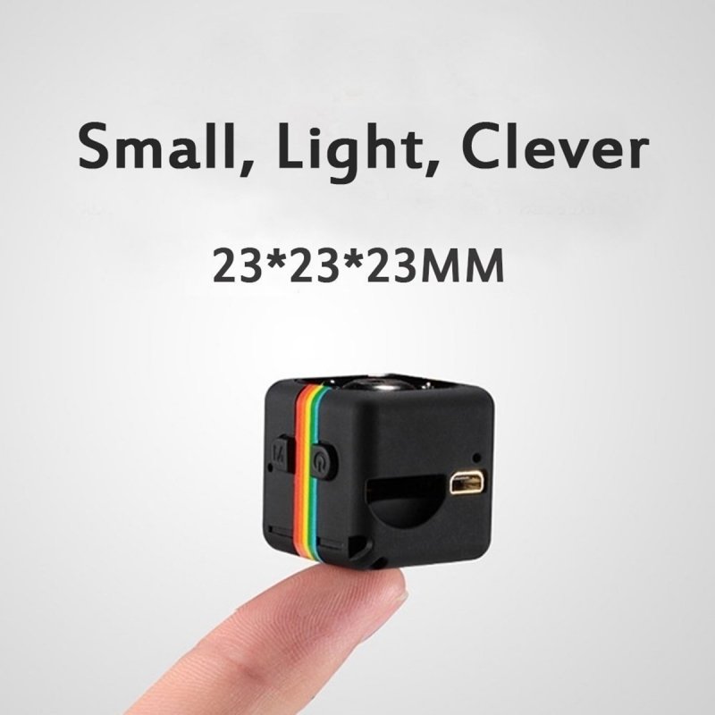 SQ11 Full HD 1080P Mini DV DVR Camera Dash Cam IR Night Vision - Black