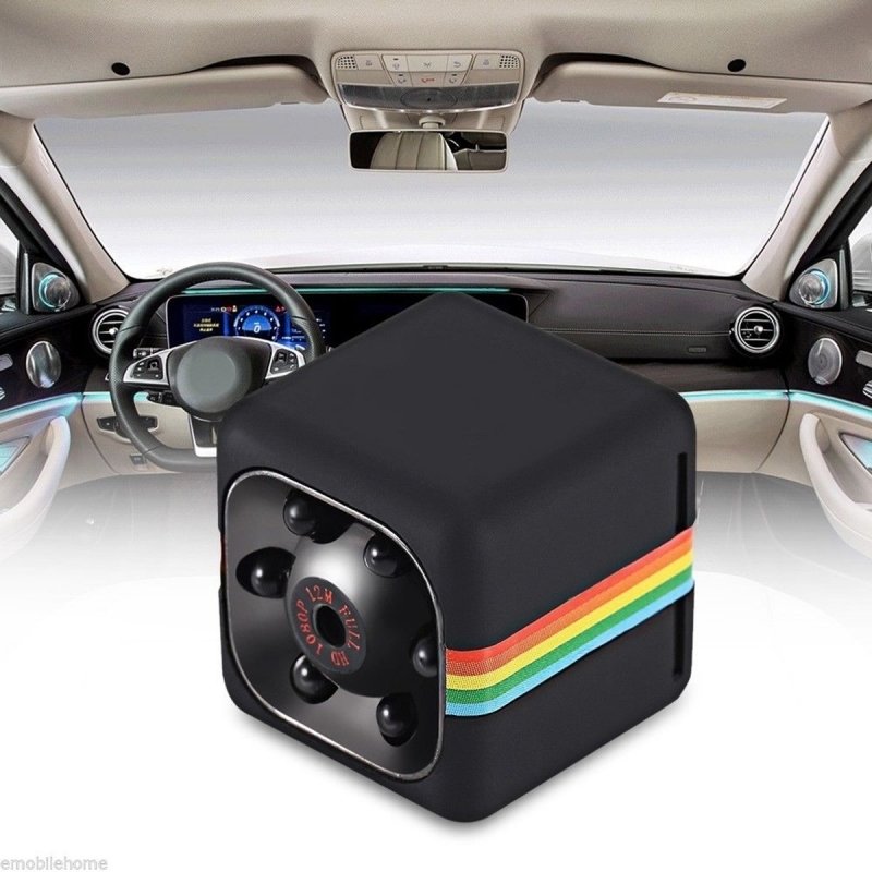 SQ11 Full HD 1080P Mini DV DVR Camera Dash Cam IR Night Vision - Black