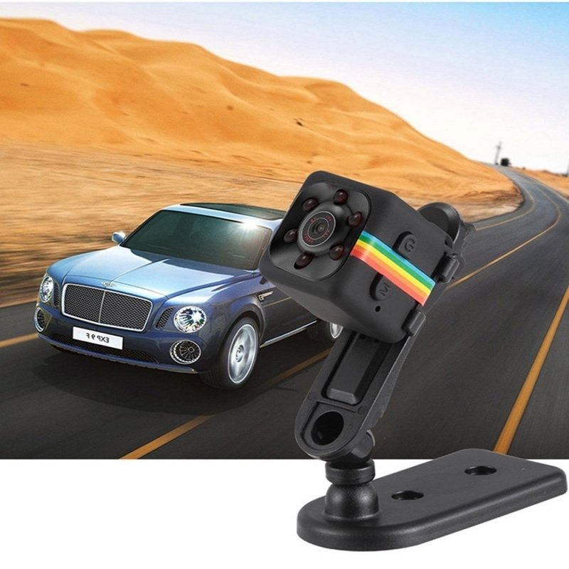 SQ11 Full HD 1080P Mini DV DVR Camera Dash Cam IR Night Vision - Black