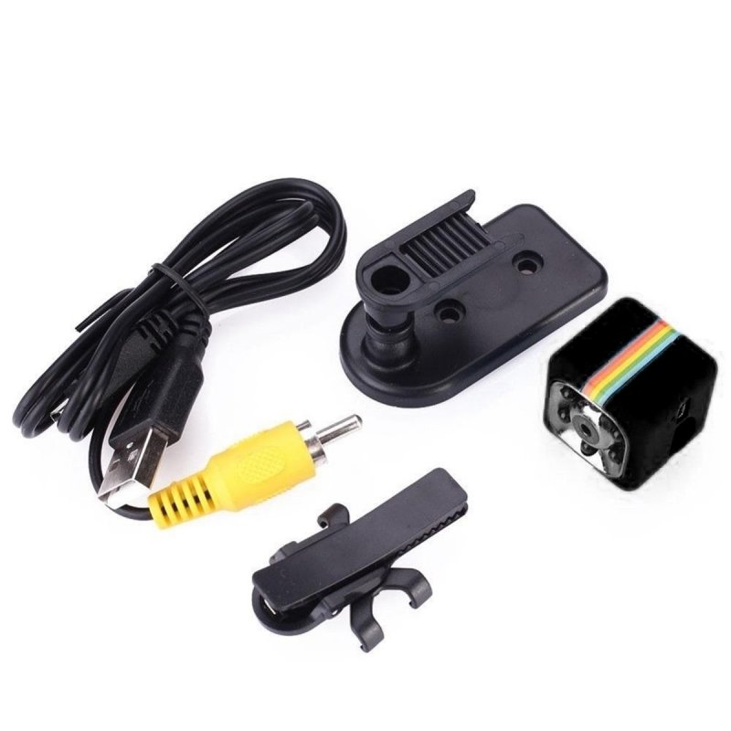 SQ11 Full HD 1080P Mini DV DVR Camera Dash Cam IR Night Vision - Black