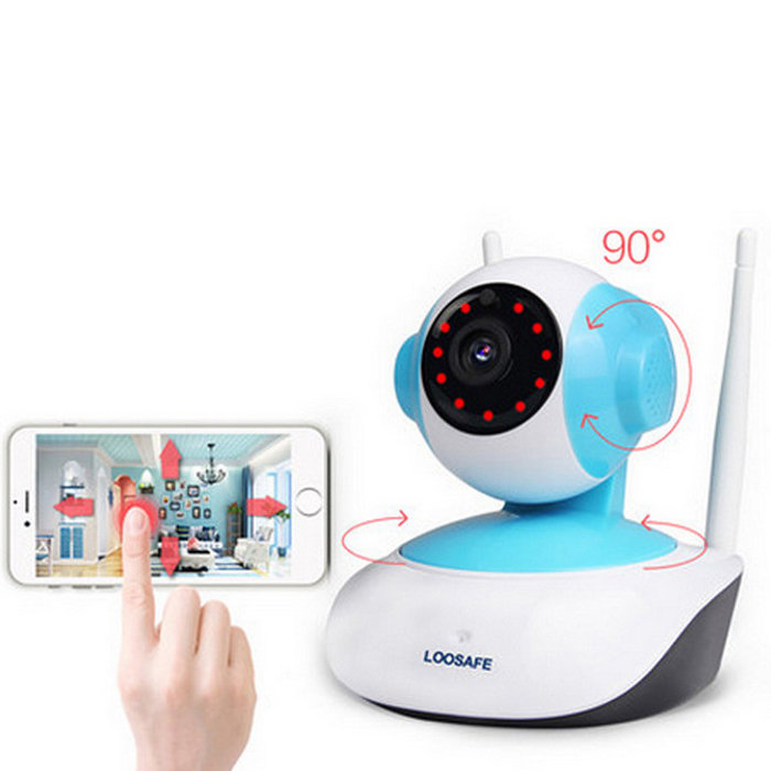 960P HD 1MP WIFI Indoor Surveillance IP Night Vision Camera w/ US Plug