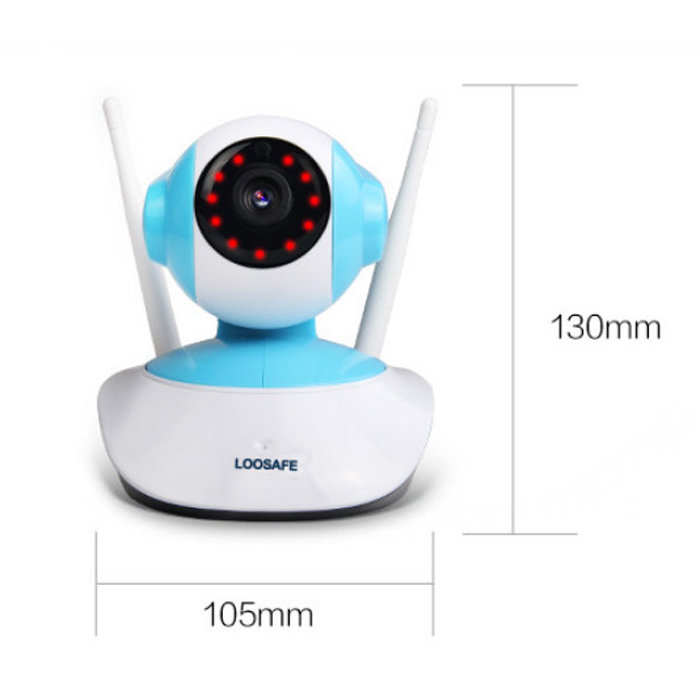 960P HD 1MP WIFI Indoor Surveillance IP Night Vision Camera w/ US Plug