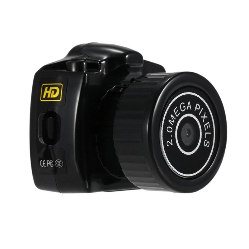 Y2000 Smallest Camera HD Digital Video Recorder DVR Black