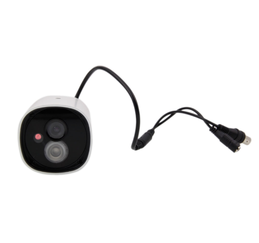 1/3" CCD 500TVL Single LED Array 6mm Metal Security Surveillance Camera White TM86TT2310