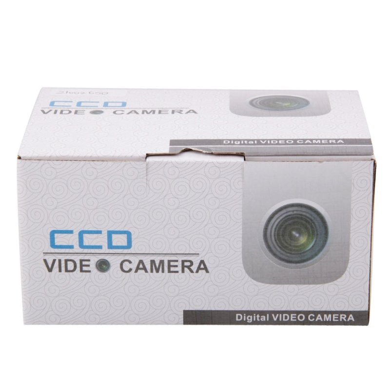 1/3" CCD 500TVL Single LED Array 6mm Metal Security Surveillance Camera White