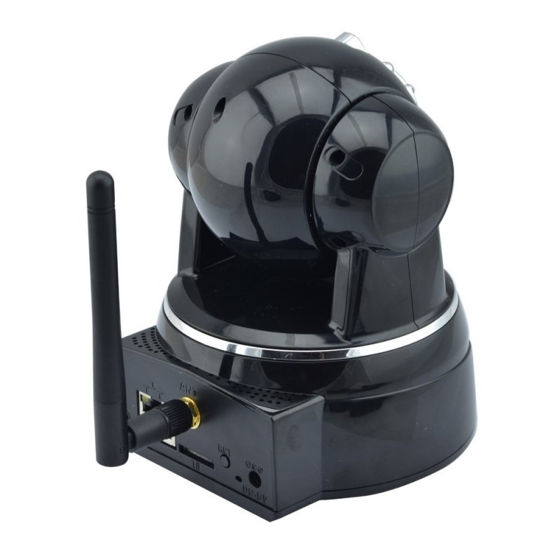 VESKYS N620W 720P HD Surveillance Wireless Network IP Camera with TF Slot/Two-way Audio Black