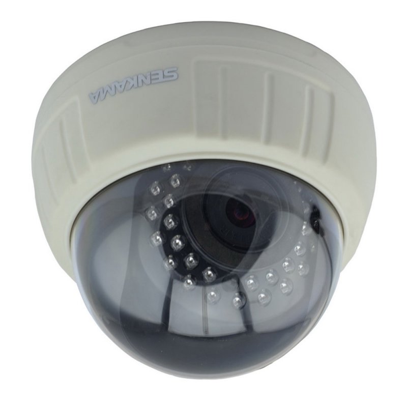 SENKAMA V-627W Wireless Wi-Fi 1.0MP CMOS P2P Night Vision Surveillance Indoor IP Camera with IR-CUT White TM86TT2794
