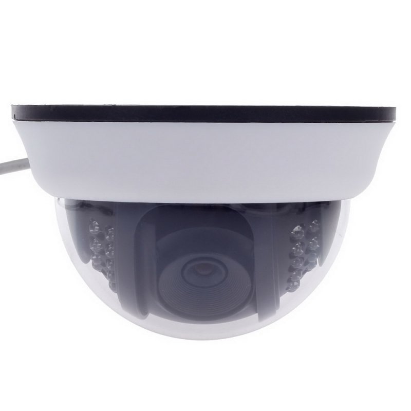 1/3" CCD 600TVL Surveillance Dome Camera with 22-IR LED White + Black Paisan PS-3428CF TM86TT2473