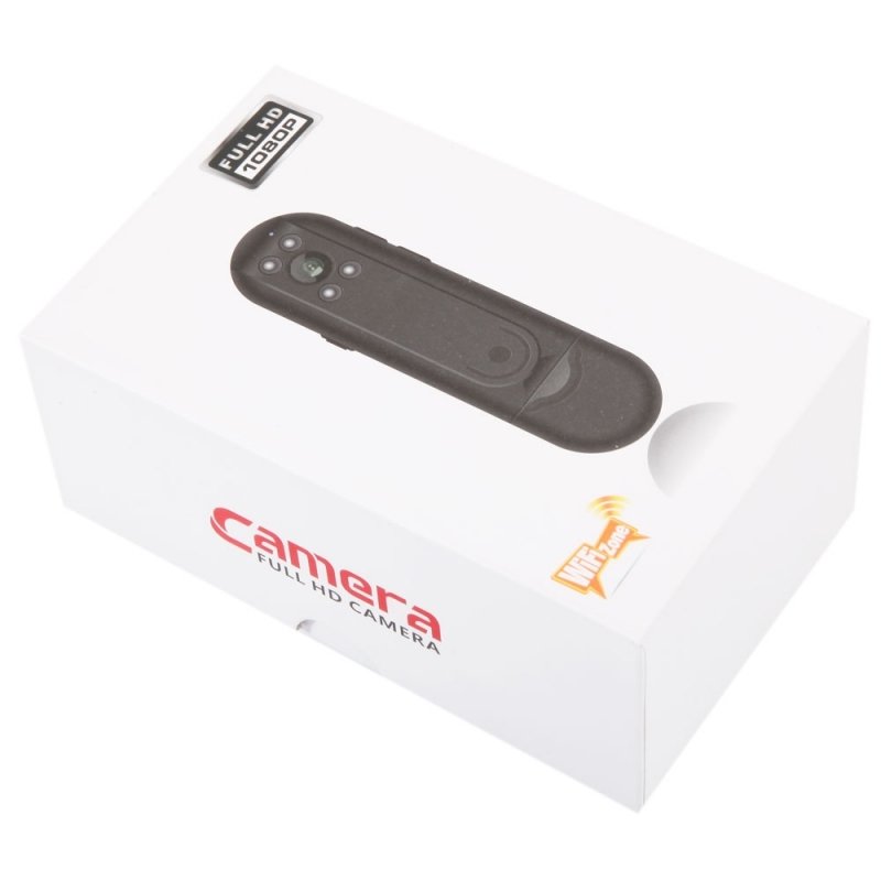 Y02 Full HD 1080P UHD Lens 12.0MP Camera with Night Vision Motion Detection Functions Black