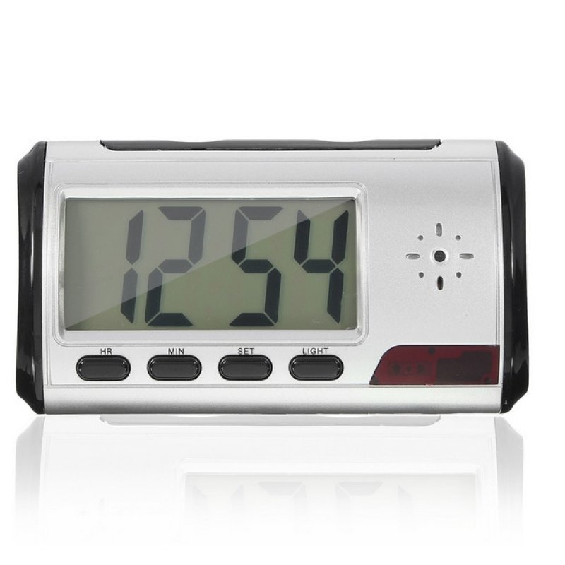 Hidden Camera Alarm Clock Micro Nanny Cam Motion Detection Mini DV DVR Video