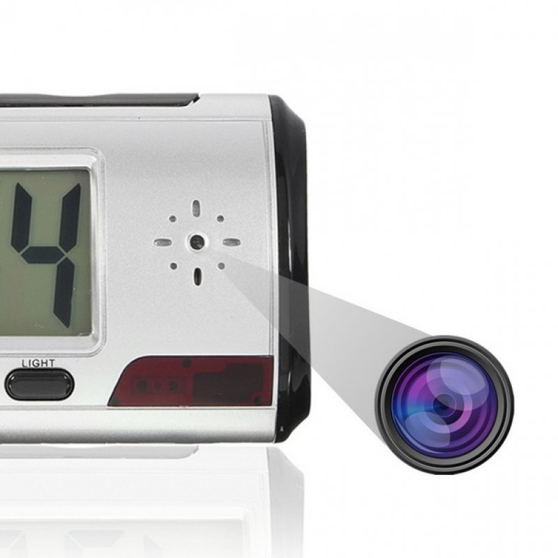 Hidden Camera Alarm Clock Micro Nanny Cam Motion Detection Mini DV DVR Video
